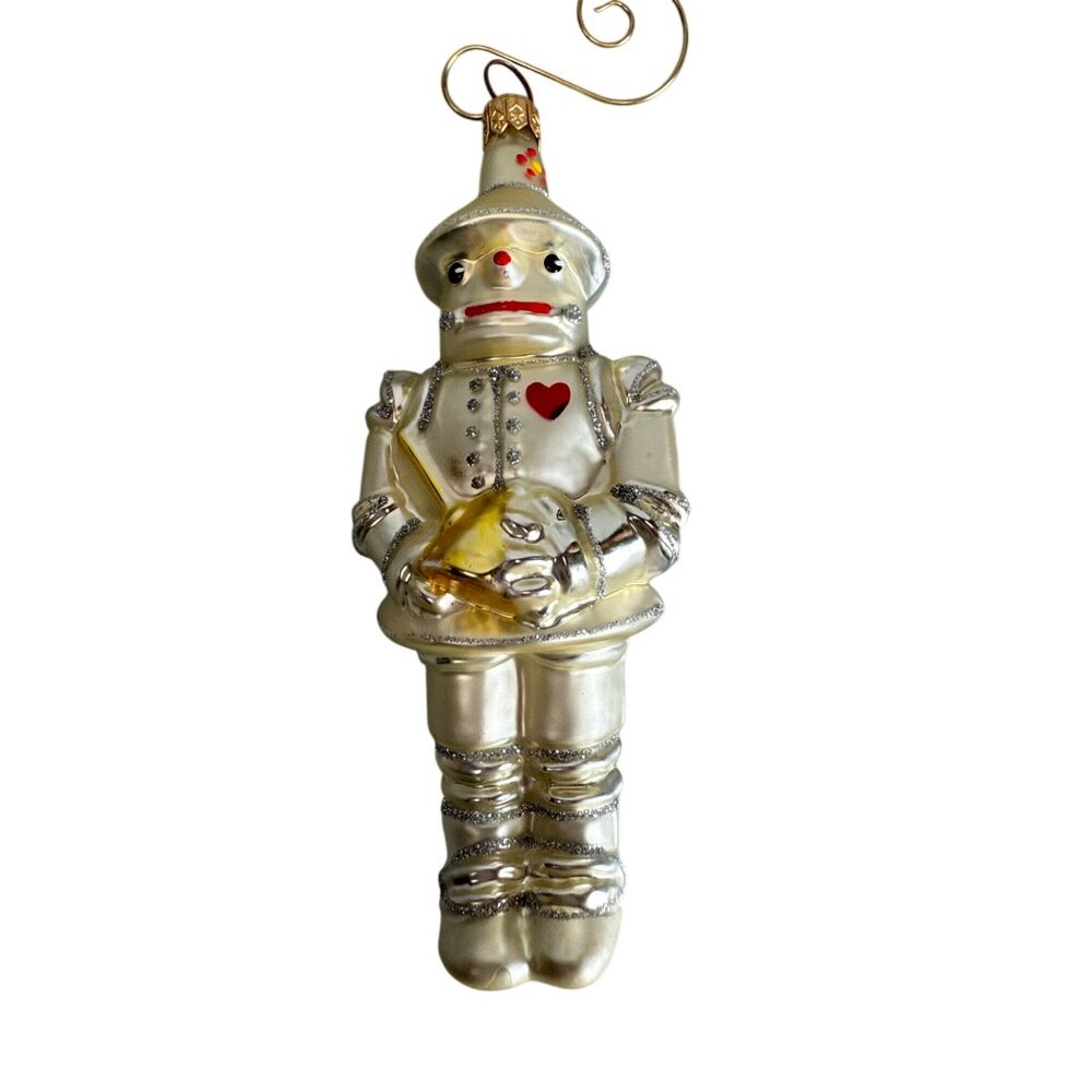 Wizard Of Oz Tin Man Ornament Kurt Adler Polonaise Komozja Poland Glass 6" - Picture 6 of 8
